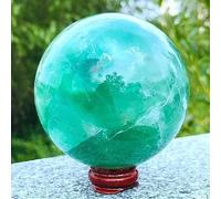 DSZUJTYROP Green Fluorite Ball Quartz Crystal Gemstone Sphere Ornaments (Size : 1300-1400g)