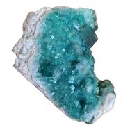 DSZUJTYROP Green Fluorite Cluster Quartz Crystal Stone Rock for Collection Wicca Home Decor Ornaments,300~350g