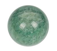 DSZUJTYROP Green Strawberry Quartz Crystal Sphere,Polished Decorative Ball for Wealth, Luck, Cleansing, Home/Office Decor,6~7cm
