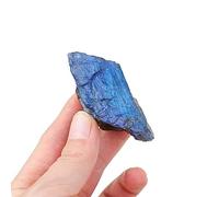 DSZUJTYROP Labradorite Crystal Raw Stone Rough Blue Light Decorate Stones Ornaments (Size : 30-50g)