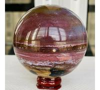 DSZUJTYROP Marine Jasper Sphere Polishend Quartz Crystal Ball Ornaments (Size : 100-120mm)