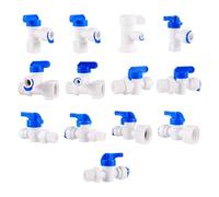 DSZUJTYROP OD 1/2" 1/4" 3/8" Quick Valve Connection Push-In For Garden Irrigation Lawn RO Water Reverse Osmosis System 1 pc(2990)