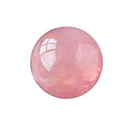 DSZUJTYROP Polished Rose Quartz Crystal Ball Sphere Crafts Home Decoration (Color :, Size 5-6cm)