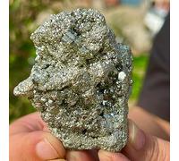 DSZUJTYROP Pyrite Stone Rough Crystal Home Office Decoration Gifts (Size : 900-1000g)