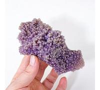 DSZUJTYROP Raw Stone Purple Grape Agate Crystal Gemstone Rough Collection Home Decoration