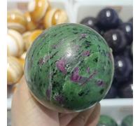 DSZUJTYROP Red Green Treasure Crystal Sphere Ball Ornaments (Size : 900-1000g)
