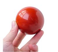 DSZUJTYROP Red Jasper Crystal Ball Stone Rough Polished Home Office Feng Shui Decoration Ornaments,30mm