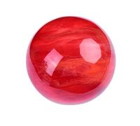 DSZUJTYROP Red Smelt Quartz Crystal Ball| Obsidian | Melting Sphere| Gemstone for Feng Shui Divination,10cm/3.9in