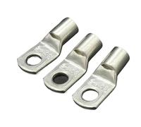 DSZUJTYROP SC Type Wire Nose Terminal Bare Copper SC6 SC10 SC16 SC25 SC35 Battery Block Lugs Hole ID 6 8 10 12mm Crimp DTGA Cable Connector(SC10-8,100pcs)