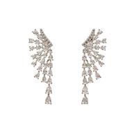 DSZUJTYROP Silver Color Women's Dangle Earrings with Stone Party Jewelry Gifts