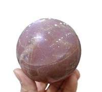 DSZUJTYROP Stone Aureate Moonstone Ball, Quartz Crystal,Home Office Decoration(Size:300-350g)