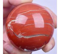 DSZUJTYROP Stone Red Jasper Crystal Ball Sphere Quartz Home Decor(510-600g)