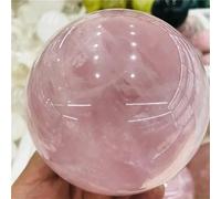 DSZUJTYROP Stone Rose Quartz Magic Crystal Ball Sphere Decoration Gift(600-700g)