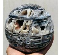 DSZUJTYROP Stone Sphalerite Ball Quartz Crystal Decorative(Size:90-95mm)