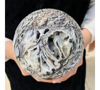 DSZUJTYROP Stone Sphalerite Ball Quartz Crystal Home Office Decoration(Size:800-900g)