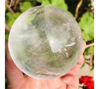DSZUJTYROP Stone Transparent Quartz Rock White Crystal Ball Home Decoration Gift(9-10cm)
