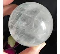 DSZUJTYROP Stone White Calcite Quartz Sphere Crystal Ball (250-300g)