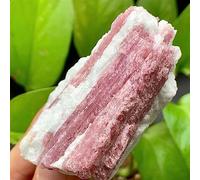 DSZUJTYROP Tourmaline Quartz Crystal Rough Stone (Size : 150-180g)