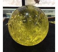 DSZUJTYROP Yellow Crystal Topaz Ball (Size : 1300-1400g)