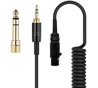 DT 1990 Pro Cable, cable de repuesto de 6,35 mm para Beyerdynamic DT 1770 1990 Pro MKII DT 700 770 900 990 Pro X, AKG K240 Q701 K701 K702 K271 K712 K272 K144 1 K17. 1 auricular K181 K267 Pioneer HDJ