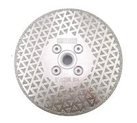 DT-DIATOOL Disco Diamante de Corte y Rectificado 125 mm x M14 Hoja de Sierra Electrochapado para Piedra Mármol Baldosa Granito