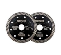 DT-DIATOOL Disco Tronzador Diamante 2 Piezas 115 mm x 22,23 mm Super Dünn Hoja de Sierra para Corte de Porcelanico Azulejos Mármol Granito Cerámica