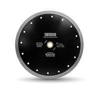 DT-DIATOOL Disco Tronzador Diamante 230 mm x 22,23 mm/16 mm Hoja de Sierra con Malla Turbo para Corte de Porcelanico Azulejos Mármol Granito Cerámica