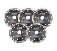 DT-DIATOOL Disco Tronzador Diamante 5 Piezas 115 mm x 22,23 mm Super Dünn Hoja de Sierra para Corte de Porcelanico Azulejos Mármol Granito Cerámica