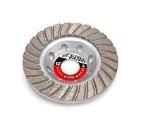 DT-DIATOOL Rueda abrasiva de diamante 115 mm diámetro de la rueda de la taza de hormigón 22.23 mm para la mampostería piedra dura diamante sinterizado premium Turbo segmentado rueda