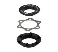 DT Swiss Adaptador de disco de freno de Center Lock a 6 agujeros para MTB negro one_size