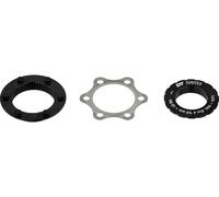 DT Swiss Adaptador de discos de freno de Center Lock a 6 agujeros para carretera negro one_size