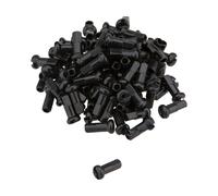 DT Swiss Cabecillas de aluminio 2,0 mm - 100 unidades negro 12 mm