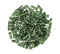 DT Swiss Cabecillas de aluminio 2,0 mm - 100 unidades verde 12 mm