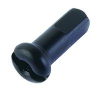 DT Swiss Cabecillas de latón 2,0 mm - 500 unidades negro 14 mm