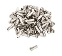 DT Swiss Cabecillas de latón Pro Head 2,0 mm - 100 unidades gris 12 mm