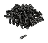 DT Swiss Cabecillas de latón Pro Lock® 1,8 mm / 2,0 mm - 100 unidades negro 12 mm / 1.8 mm diámetro