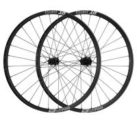 DT Swiss Juego de ruedas EX 1700 SPLINE 30 Boost Disc Center Lock 27,5" negro Juego 27.5" (RD 15x110 Boost + RT 12x148 Boost) Shimano Micro Spline