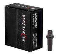 DT Swiss Prolock Pro Head Squorx - Juego de 100 tetinas de aleación (2 mm x 15 mm), Color Negro