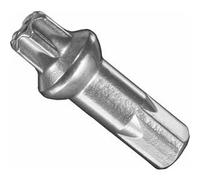 DT Swiss Prolock Pro Head Squorx - Juego de 100 tetinas de latón (2 mm x 15 mm), Color Plateado