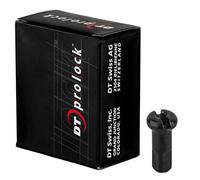 DT Swiss Prolock - Tetinas de latón (100 Unidades, 2 x 12 mm), Color Negro