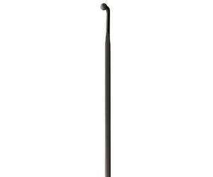 DT Swiss Radio plano Aerolite 2,0-2,3 x 0,9 x 2,0 mm Nirosta plata, sin boquilla, 284 mm
