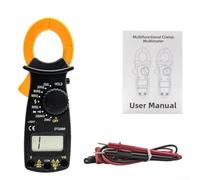 DT3266L/DT3266F - Multímetro digital con pinza amperimétrica, comprobador de corriente CA/CC de 600 A con detección de voltaje sin contacto, retención de datos y diseño compacto para electricistas y