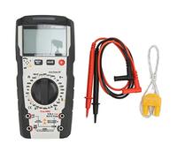 DT8908D High Accuracy Multimeter Tester Portable Manual Range Burn Proof Industrial LCD Voltmeter Digital Multimeter for Electricians Engineers Technicians ABS Material 6000 Digit