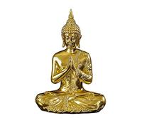 DTACBNEUZ Decoración del hogar La Familia de Buda de Resina Zen Adora Las esculturas de Buda artesanías de Resina decoración de Escritorio