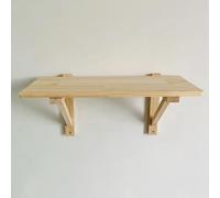 DTACBNEUZ Estante Flotante Estante de Pared, estantes Madera, decoración for habitación niños, Dormitorio, flotantes Grandes for for Sala Estar, Organizador del hogar(Natural Color)