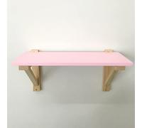 DTACBNEUZ Estante Flotante Estante de Pared, estantes Madera, decoración for habitación niños, Dormitorio, flotantes Grandes for for Sala Estar, Organizador del hogar(Pink)