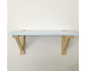 DTACBNEUZ Estante Flotante Estante de Pared, estantes Madera, decoración for habitación niños, Dormitorio, flotantes Grandes for for Sala Estar, Organizador del hogar(Blue)
