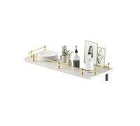 DTACBNEUZ Estante Flotante Estantes de Pared flotantes for el hogar y estantes Decorativos(Blanco,Grande)