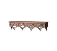 DTACBNEUZ Estante Flotante Estantes de Pared Retro Madera Maciza, estantes flotantes for Decoraciones, Estilo Vintage, for Sala Estar, Dormitorio, Oficina, Estante Decorativo(80 * 18 * 17cm)