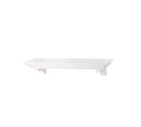 DTACBNEUZ Estante Flotante Estantes flotantes for Pared, Estante montado en la for Sala de Estar, baño, Dormitorio(Blanco,Grande)